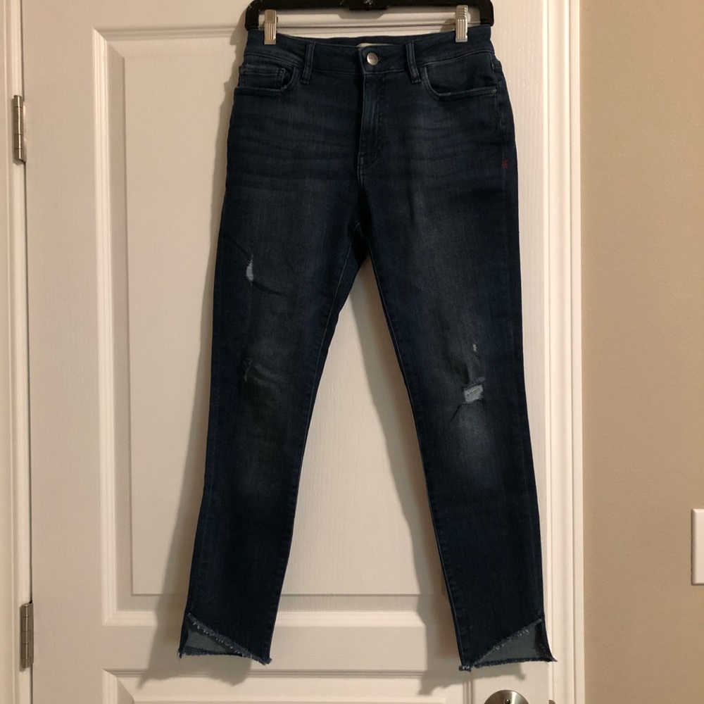 Warp and Weft skinny ankle jeans
